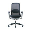 Het vooraanzicht van de HÅG Sofi 7500 ergonomische bureaustoel toont de stijlvolle en functionele vormgeving die zorgt voor comfort en een gezonde werkhouding
