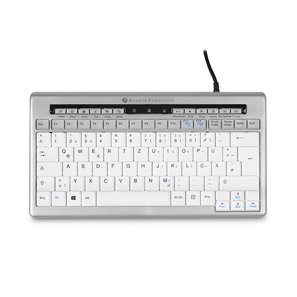 Clavier ergonomique sans pavé numérique